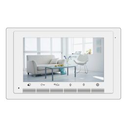 2Easy Video Intercom System 5011-N 7inch Color Monitor Station  DT-17S for 2-Wire Video Intercom Systems, 6-Control Buttons, Without Memory, Can Work