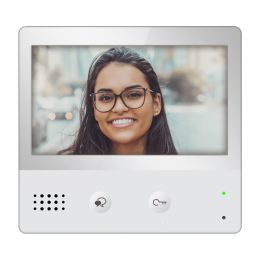 2Easy Video Intercom System 5013-N 7 Inch Additional Indoor Monitor  DT-471 for Two-Wire Video Intercom Systems with Color TFT Touch Screen, Without M