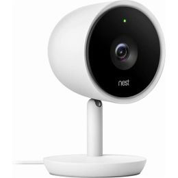 Nest Cam IQ Indoor - Full HD 1080P Wireless Smart Home Security Camera - White - Refurbished